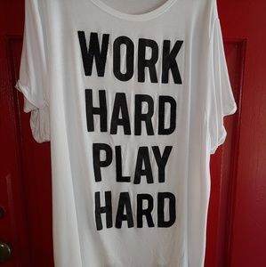 light white t-shirt sz 22